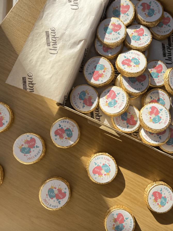 Gender Reveal Chocolate Coins - Image 3